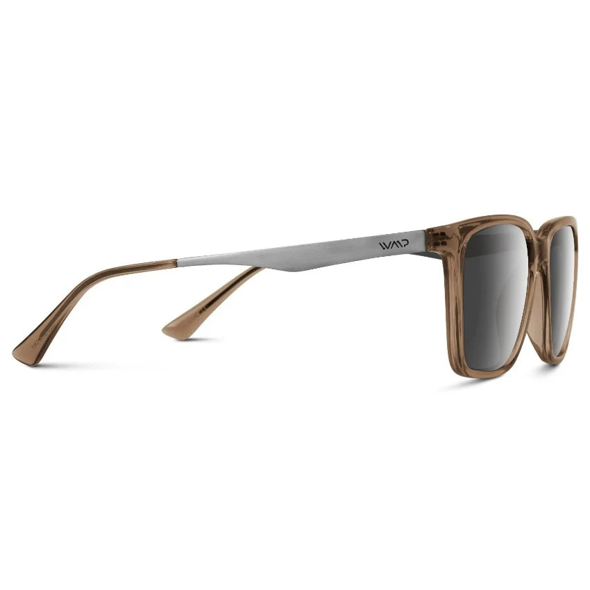 Wear Me Pro Mason Sunglasses | Crystal Brown Frame / Black Lens
