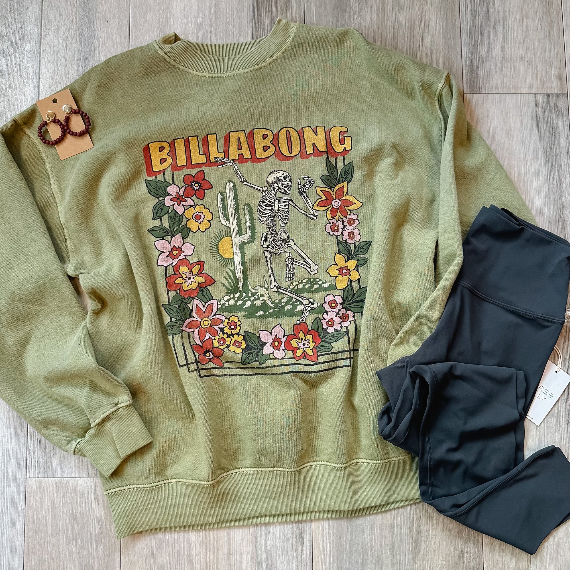 Billabong Ride in Sweatshirt | Avocado