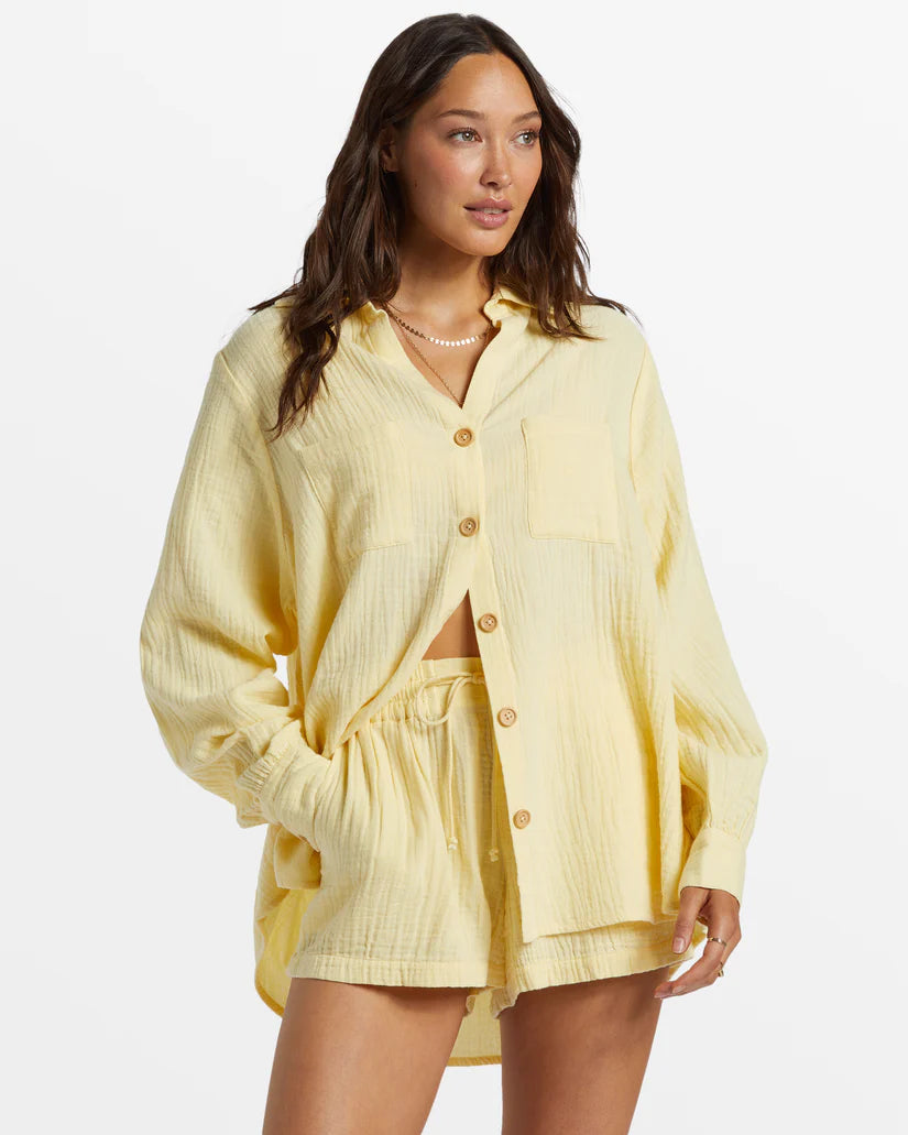 Billabong Swell Woven Shirt | Cali Rays Yellow