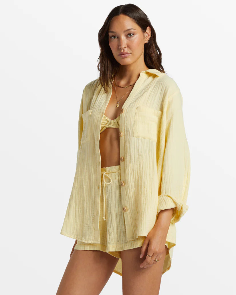Billabong Swell Woven Shirt | Cali Rays Yellow