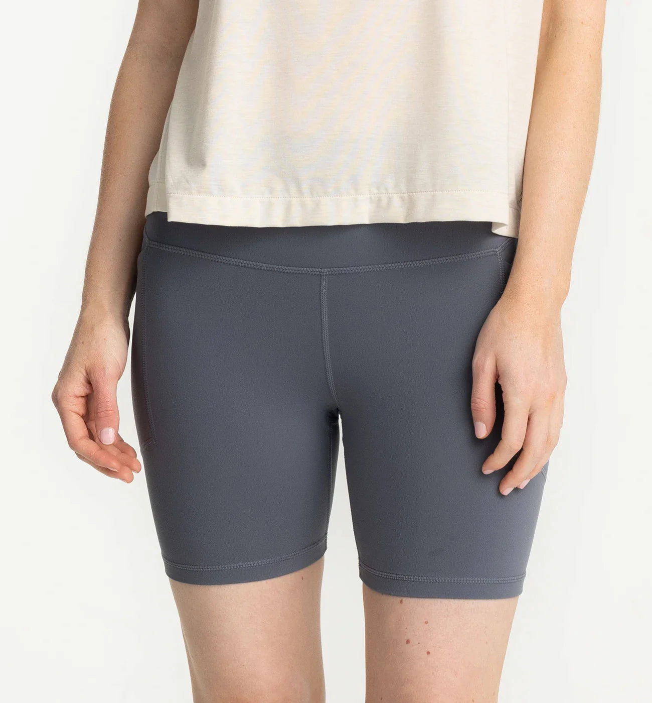 Free Fly Women's All Day Pocket Shorts | Storm Cloud