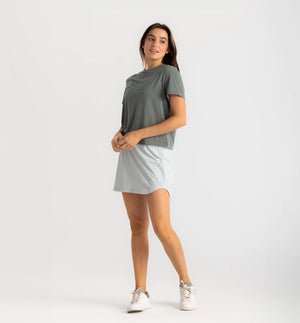Free Fly Women's Elevate Lightweight Tee | Agave Green