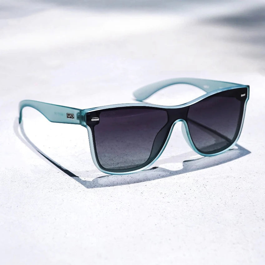 Wear Me Pro Zane Sunglasses | Frosted Sky Frame  / Gradient Sky Lens
