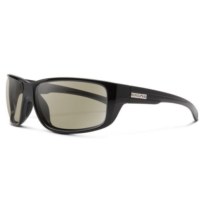 Suncloud Optics Milestone Sunglasses Black - Polarized Yellow Lens