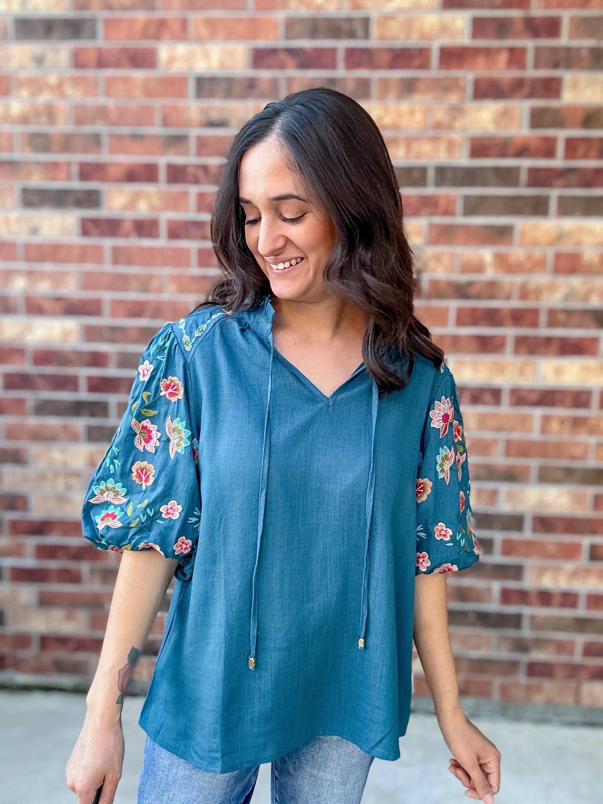 Maryanne Top | Teal