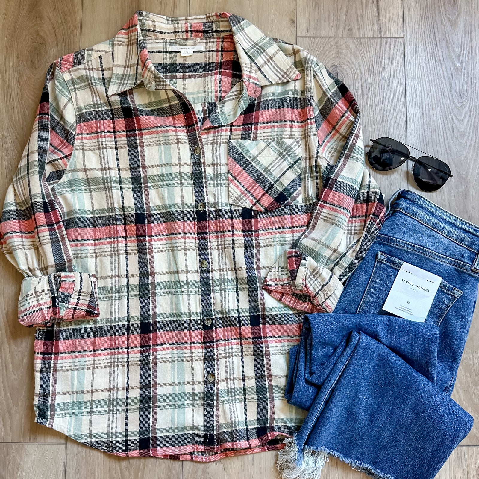 O'Neill Logan Flannel | Ivory