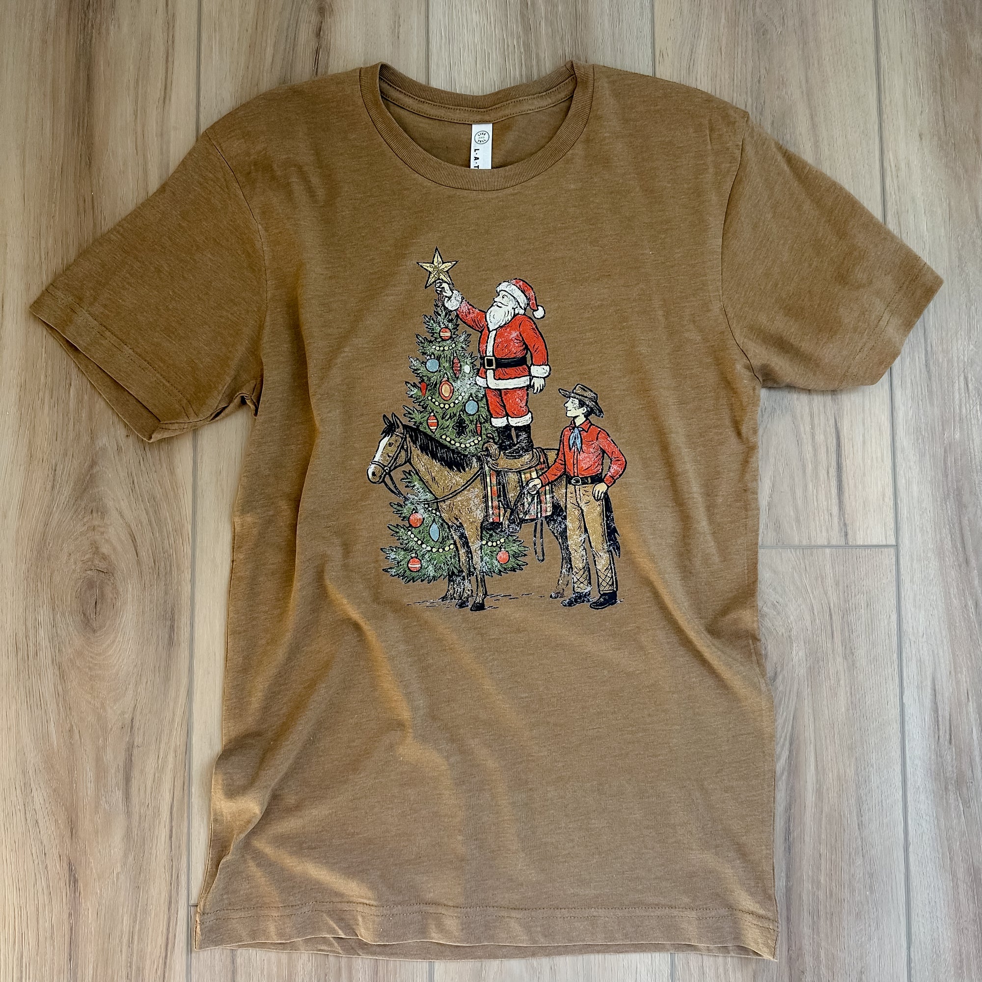 Vintage Western Santa Tee