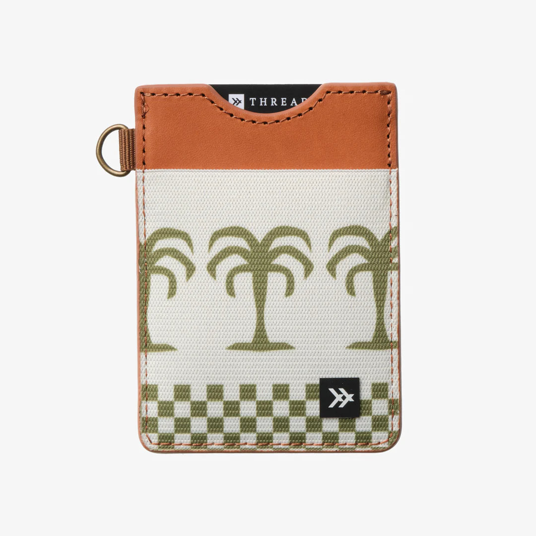 Thread Wallets - Palm Tree Vertical Wallet