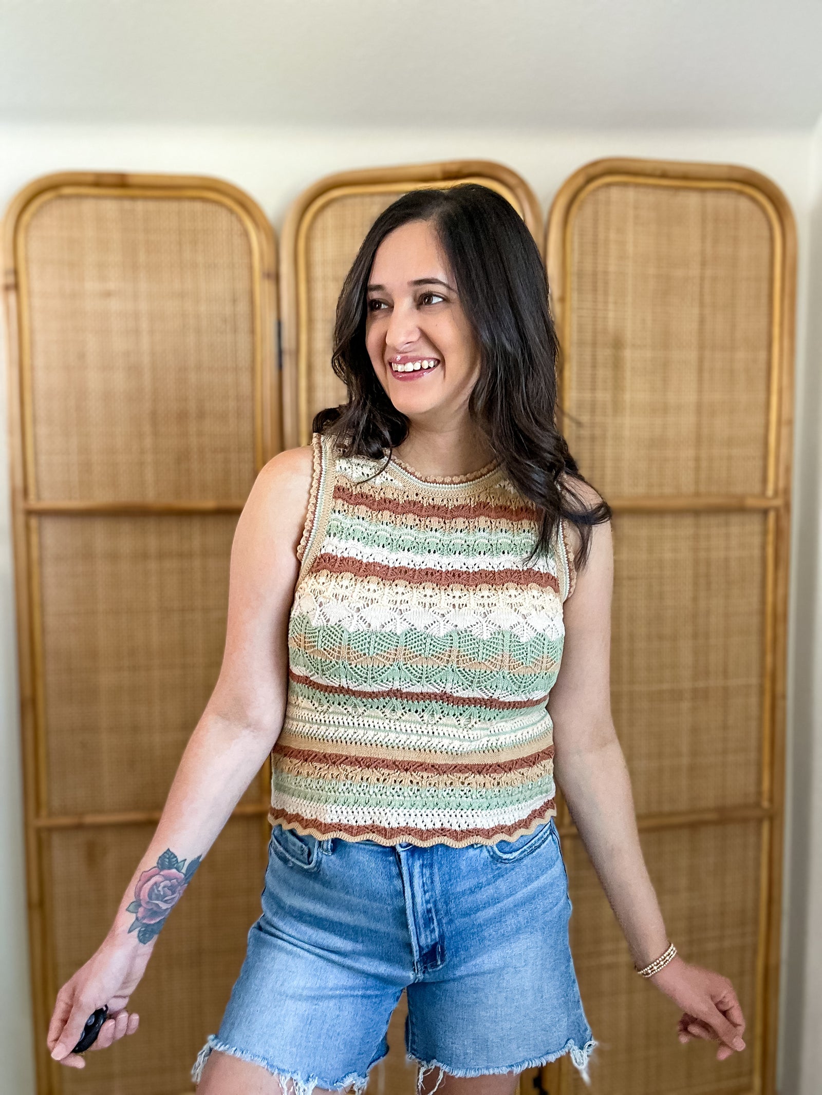 Groovy Crochet Tank Top