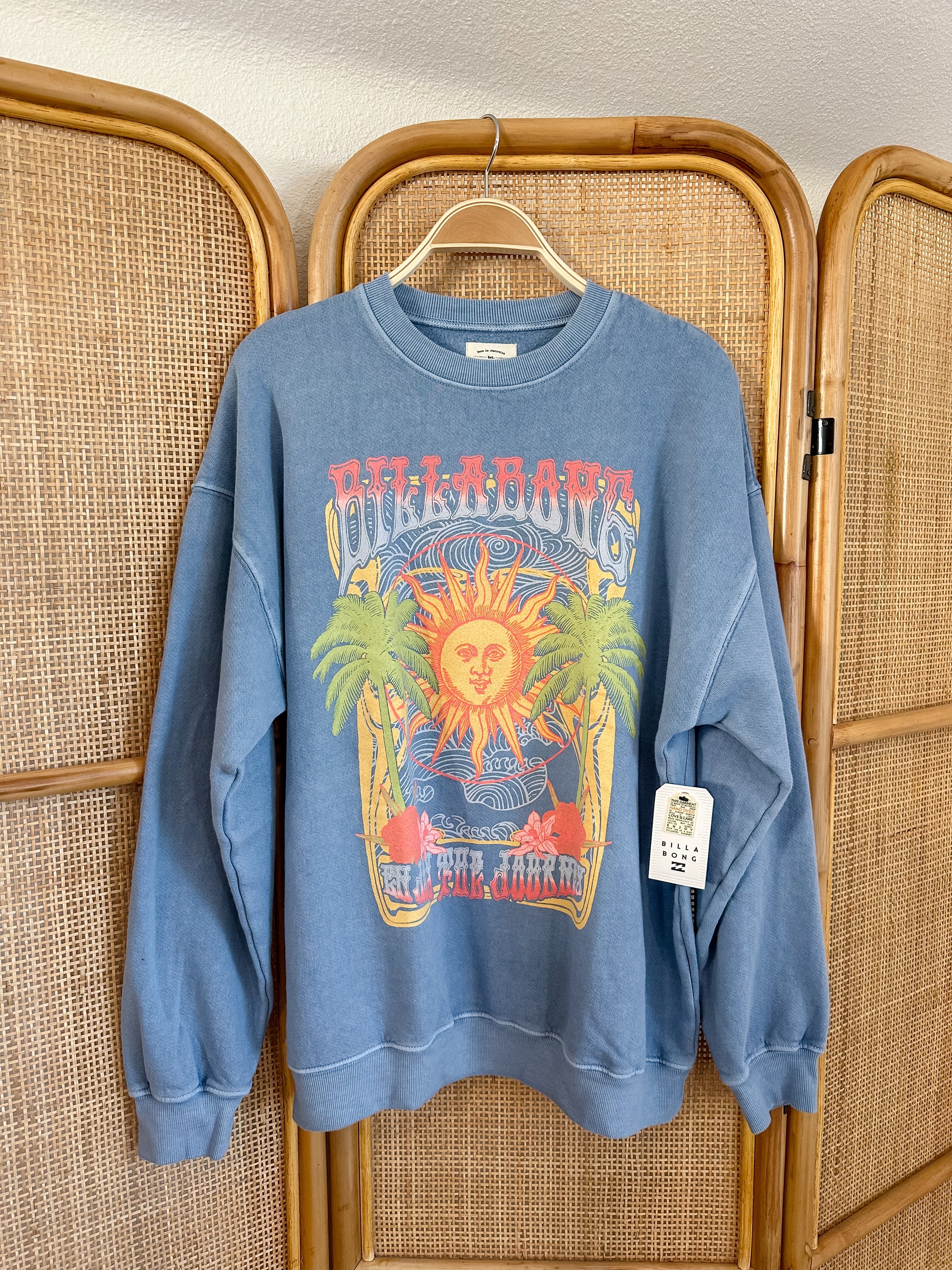 Billabong Ride In Oversized Sweatshirt | Blue Shadow