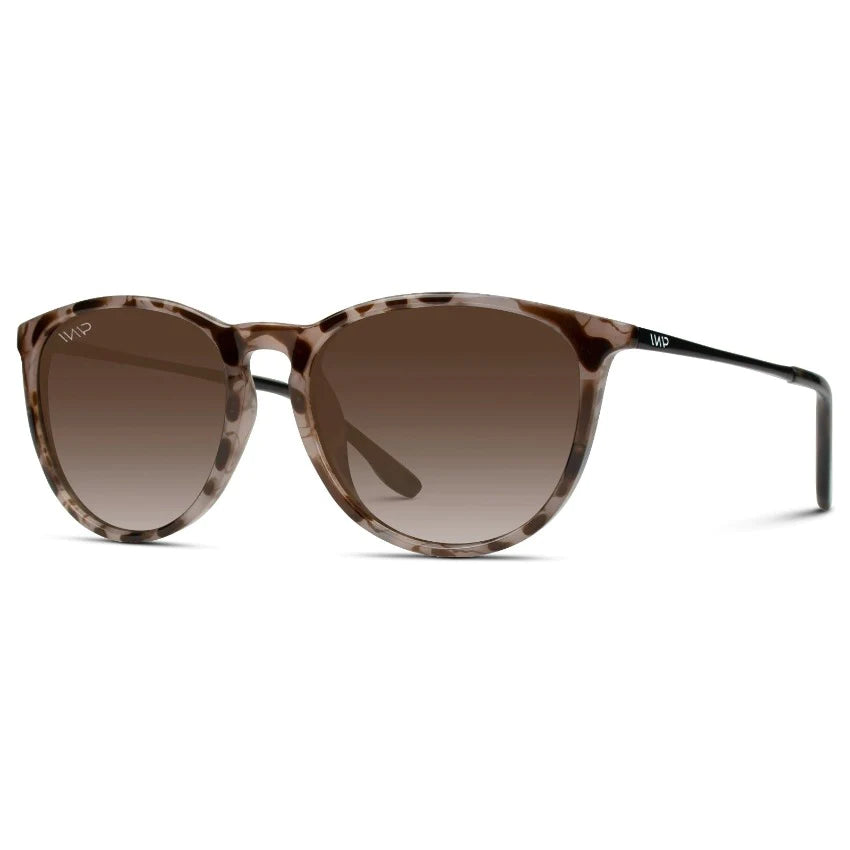 Wear Me Pro Drew Polarized Sunglasses | Blush Tortoise / Brown Gradient