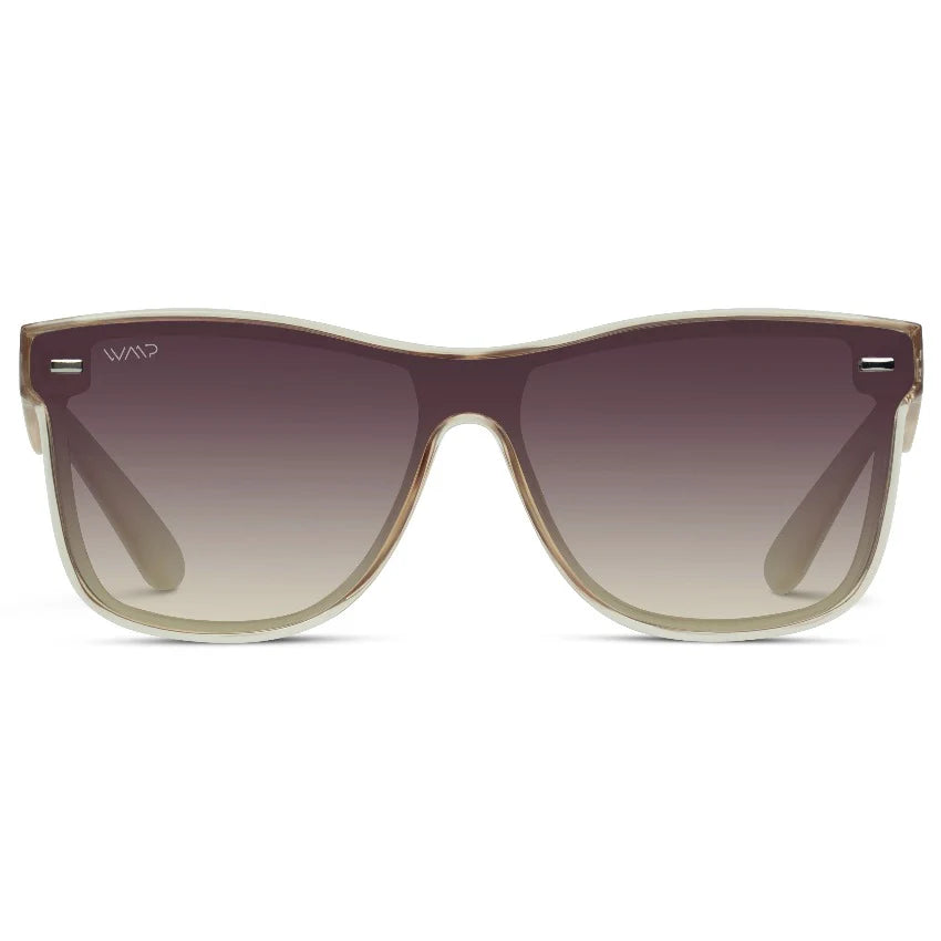 Wear Me Pro Zane Sunglasses | Crystal Cashmere Frame  / Gradient Sunset Lens