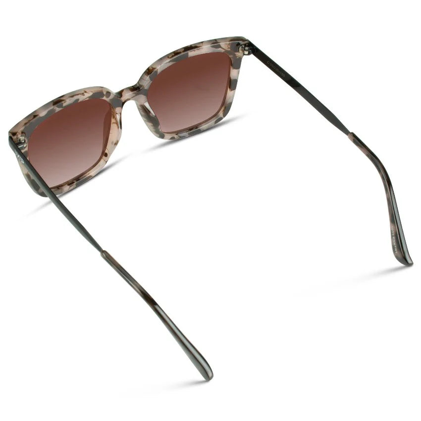 Wear Me Pro Madison Polarized Sunglasses | Blush Tortoise / Brown Gradient