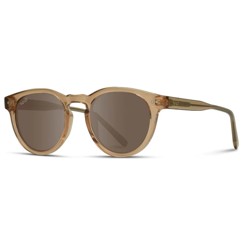 Wear Me Pro Tate Sunglasses | Crystal Brown Frame / Brown Lens