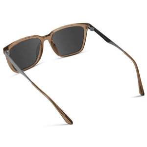 Wear Me Pro Mason Sunglasses | Crystal Brown Frame / Black Lens