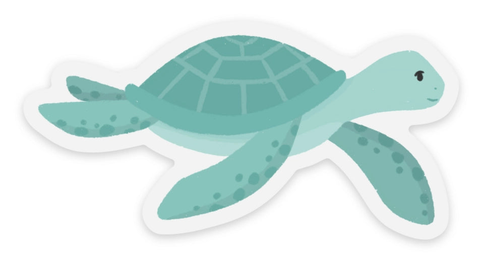 Clear Sea Turtle Sticker