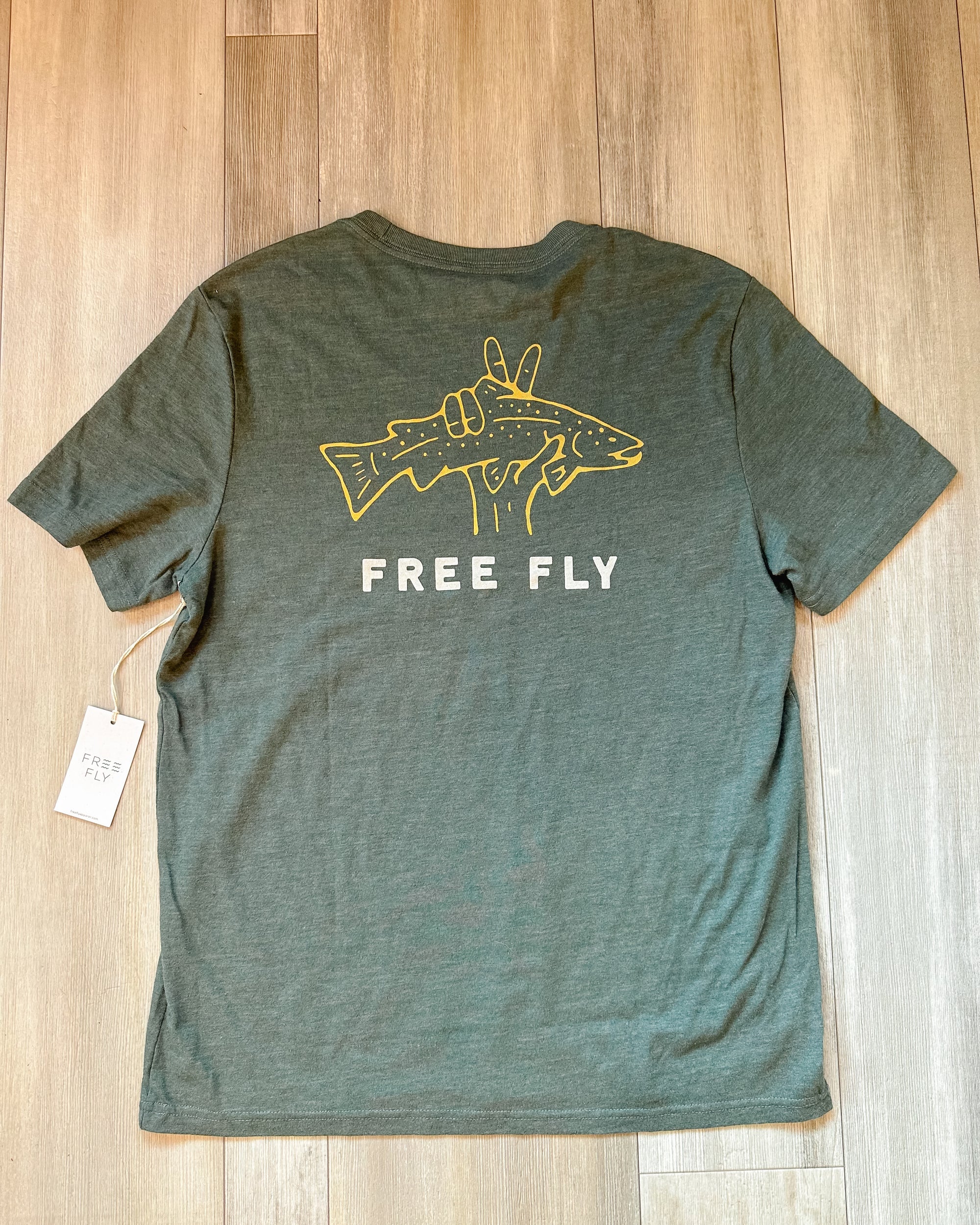 Free Fly Peace Trout Tee