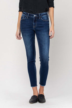 Vervet Mid Rise Crop Skinny Jeans