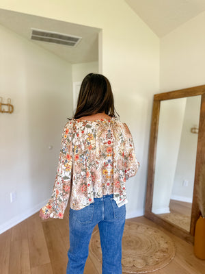 O'Neill River Sofia Floral Long Sleeve Top