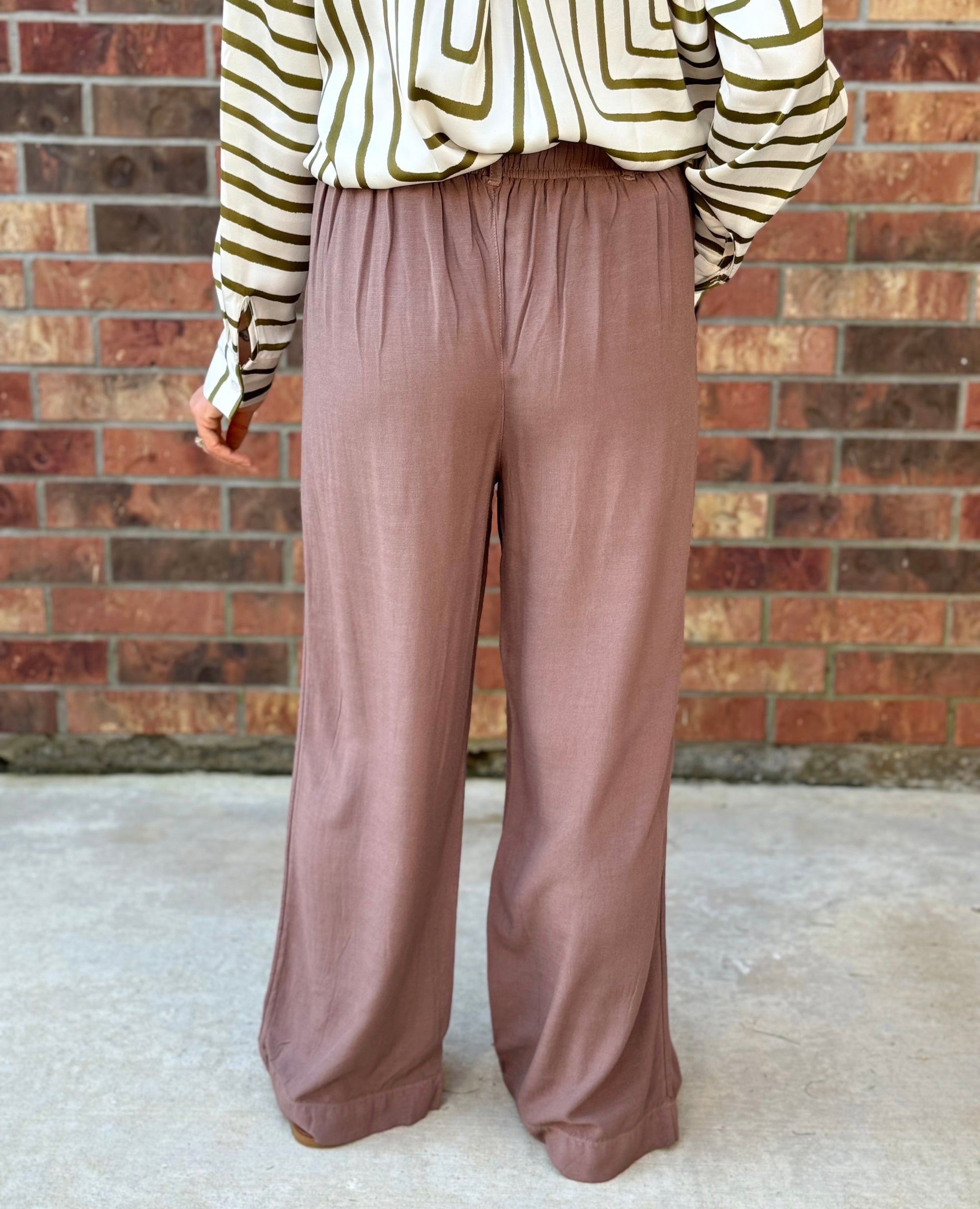 O'Neill Rowan Linen Blend Pants | Deep Taupe