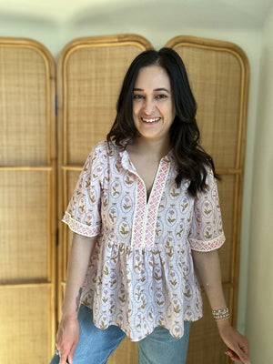 X's & Bows Top - Pink