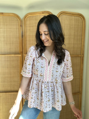 X's & Bows Top - Pink