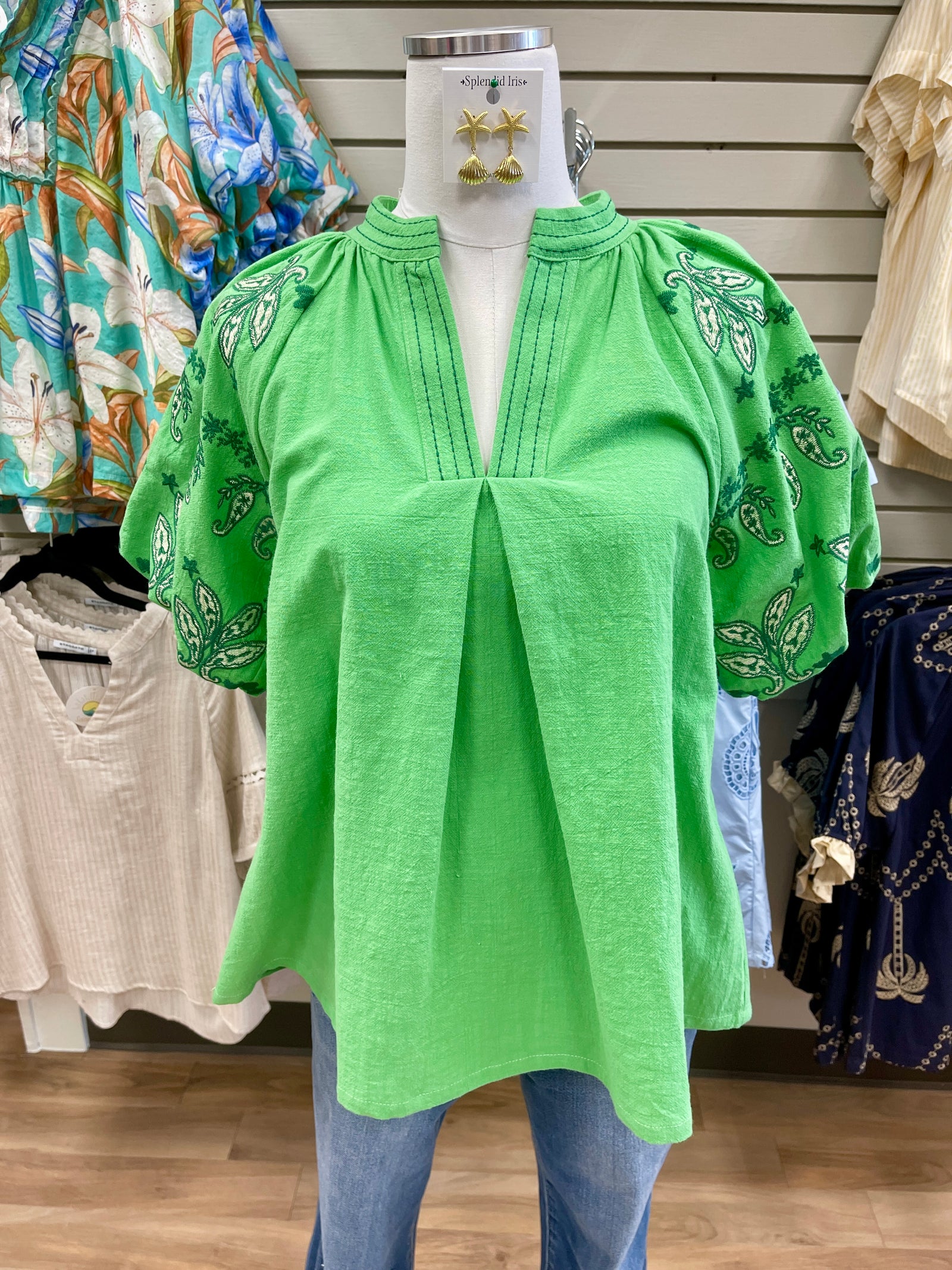 Green Goddess Top