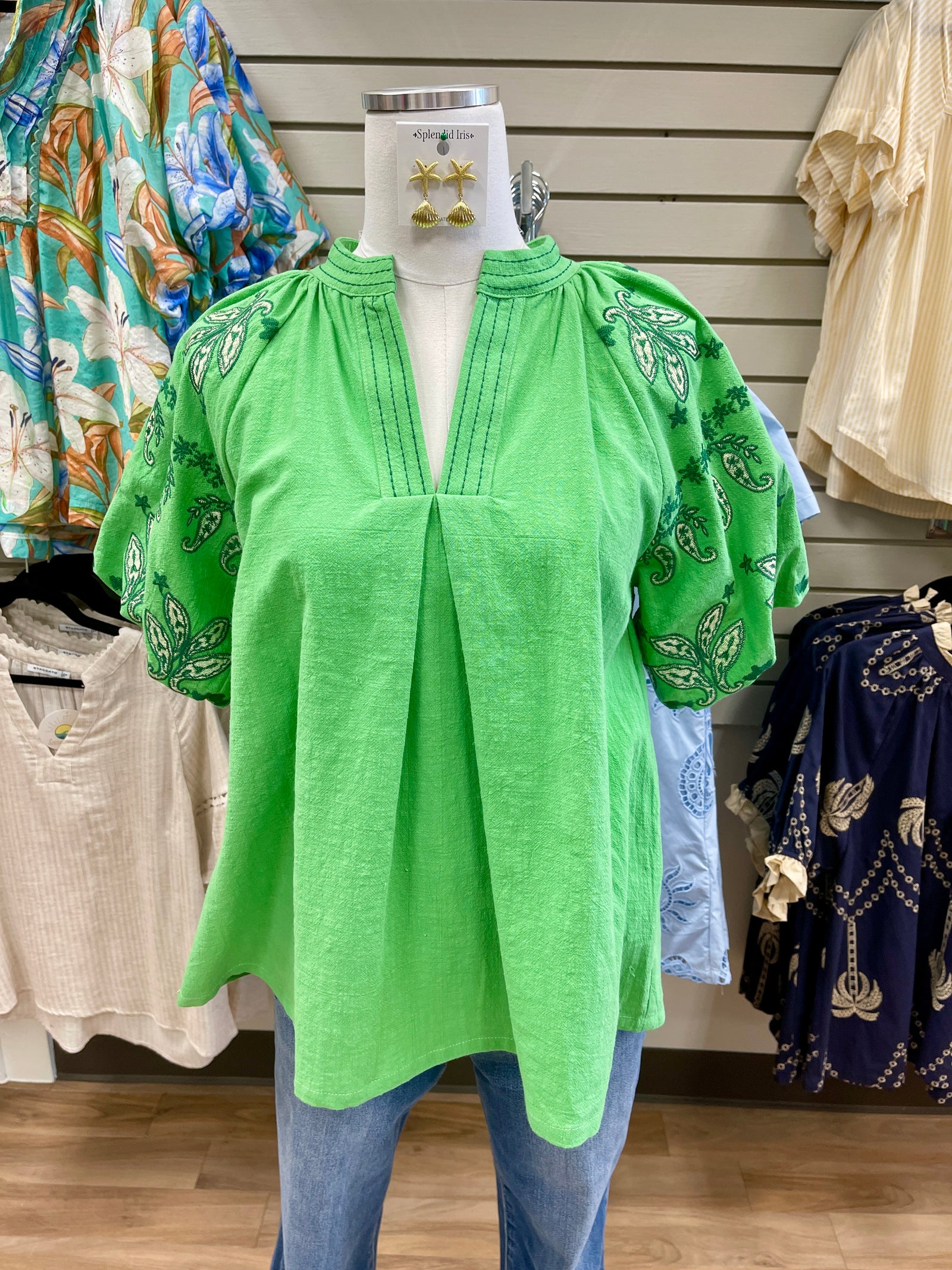 Green Goddess Top