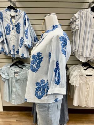 Leo Top - Blue