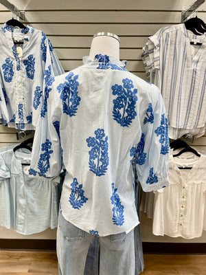 Leo Top - Blue