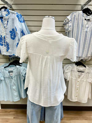 Lovely Little Loop Top - White