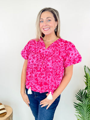 Hey Hibiscus Top
