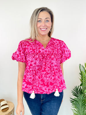 Hey Hibiscus Top