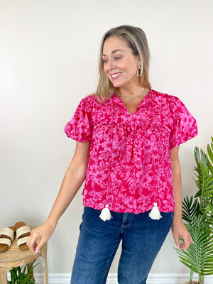 Hey Hibiscus Top