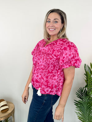 Hey Hibiscus Top