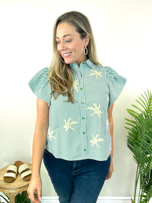 Patio Party Top - Green