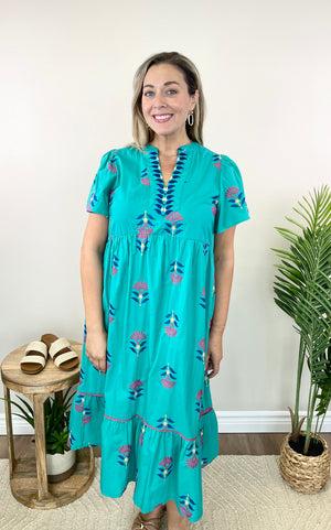 Sure Why Not Dress - Green