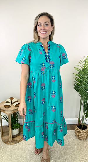 Sure Why Not Dress - Green