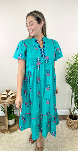 Sure Why Not Dress - Green