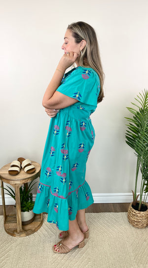 Sure Why Not Dress - Green
