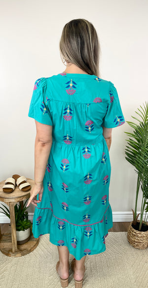 Sure Why Not Dress - Green