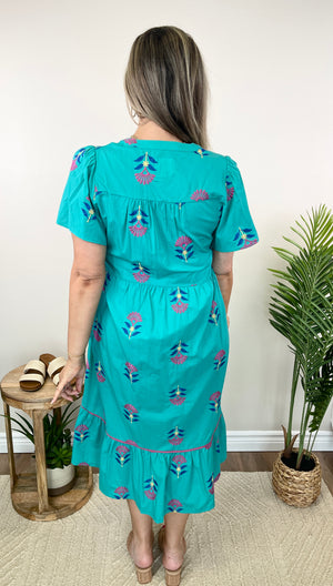Sure Why Not Dress - Green