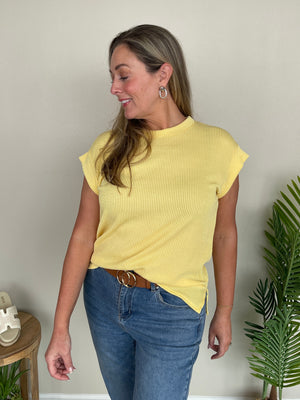 Erika V Top - Yellow