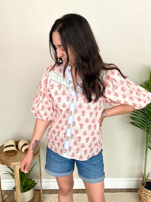 Winding Roses Top
