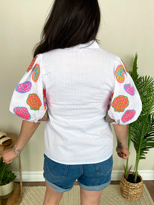 Fluorescent Shells Top