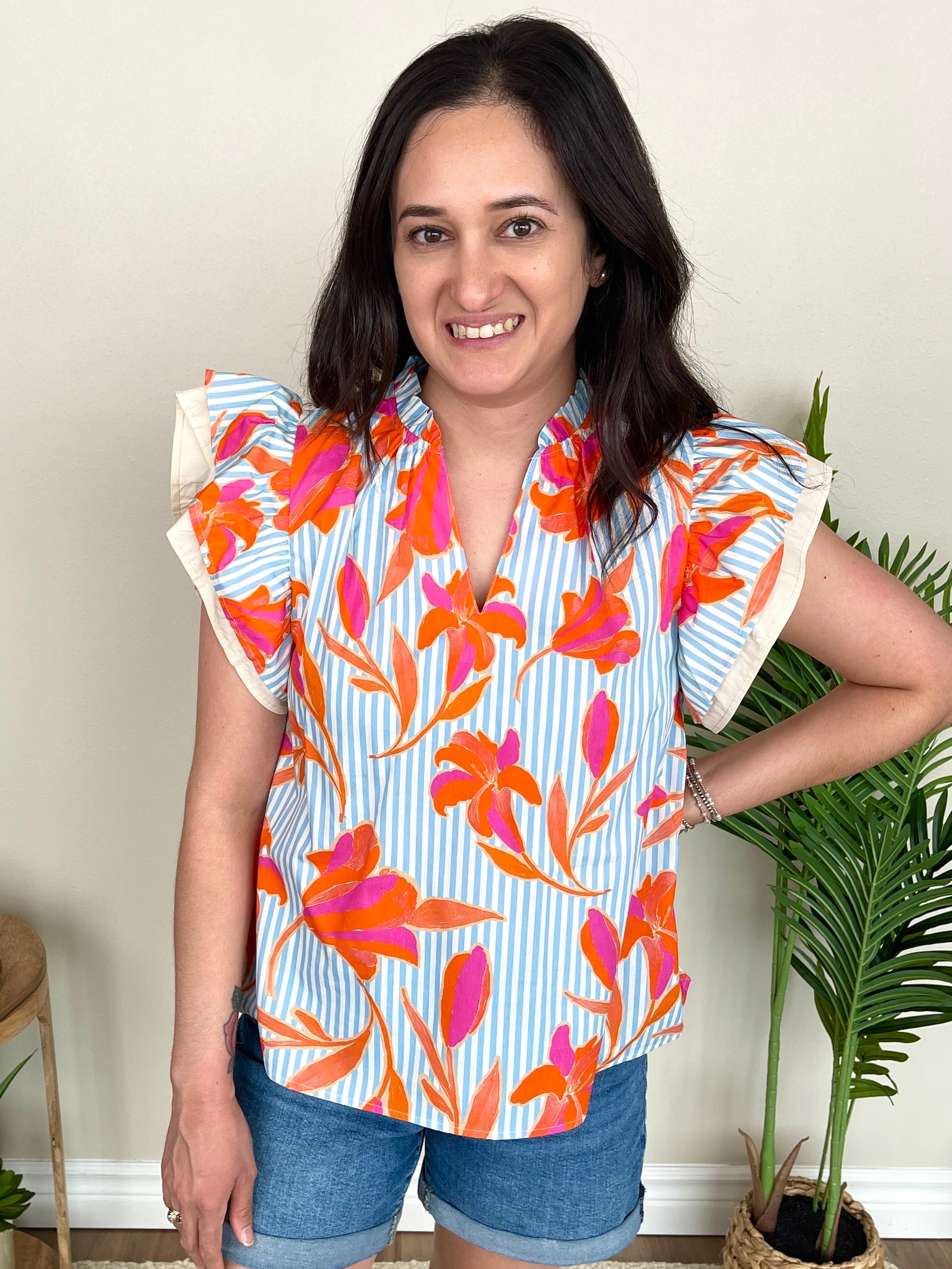 Bright In Blooms Top