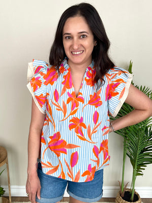 Bright In Blooms Top