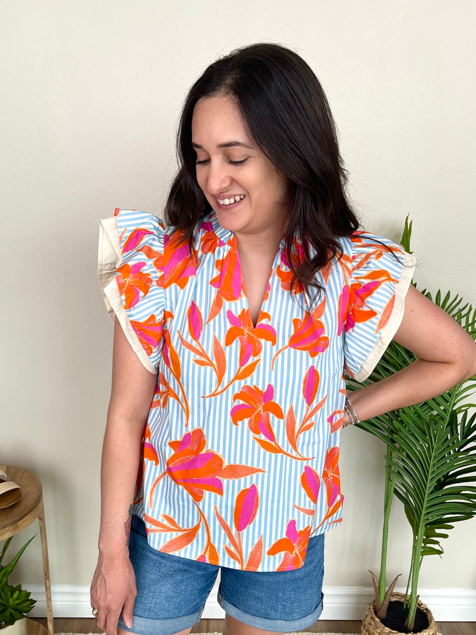 Bright In Blooms Top