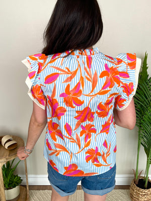 Bright In Blooms Top