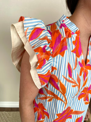 Bright In Blooms Top